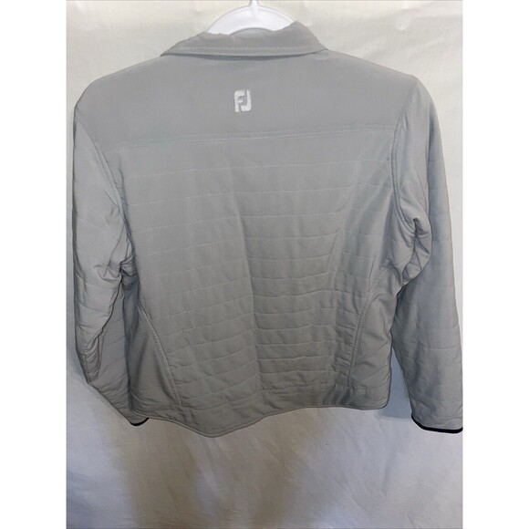 Footjoy Women’s Golf Full Zip Jacket Size Medium Gray Comfort Insulated Active - Picture 8 of 12